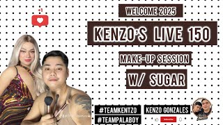 KENZO GONZALES is live! | MAKE-UP SESSION w/ SUGAR | LIVE 150