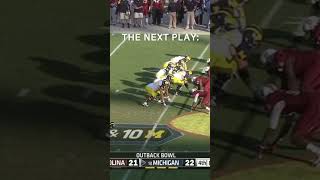 Jadeveon Clowney DESTROYS Michigan RB after questionable call