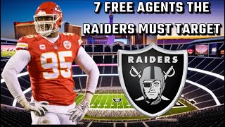 7 Free Agents The Las Vegas Raiders Must Target 🏴‍☠️