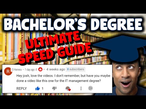 The fastest possible baccalaureate? – ULTIMATE GUIDE (BS ITM – Study.com)