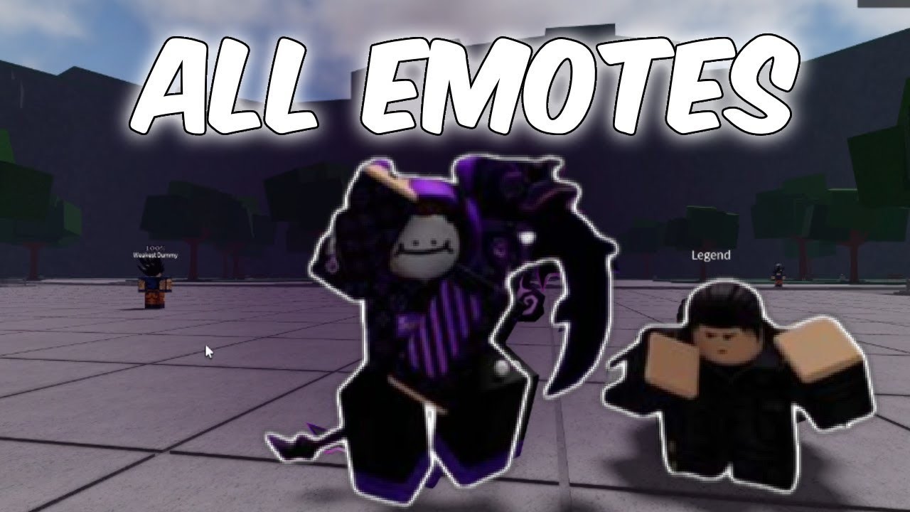 ALL NEW EMOTES SHOWCASE!! | The Strongest Battlegrounds - YouTube