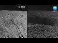 chandrayaan 3 isro releases images of lunar crater that pragyan rover encountered