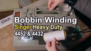 Bobbin Installation | Singer Heavy Duty | 4452 or 4432|  Sewing With Stacy