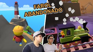 PILOTAMOS O TREM E EXPLORAMOS O FAROL ABANDONADO NA CIDADE DE MASSA DE MODELAR!!