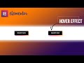 Button Hover Effect With Elementor Pro & CSS | WordPress Elementor Pro Tutorial