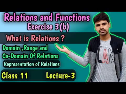 Relations And Functions Exercise 3b Basic Concepts||Range Domain Of ...