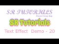 Text Shadow Effect | Demo - 20 | Css | SR Tutorials