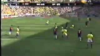 البرازيل ـ كوستاريكا هدف كوستاريكا الأول كأس العالم 2002