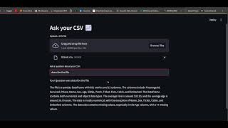 Chat with a CSV File using LangChain Agent and Llama 3.1 Model | Streamlit App