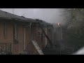 Crews battling apartment fire in Atlanta