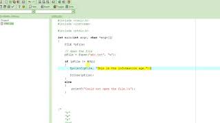 Writing to Files using fprintf function