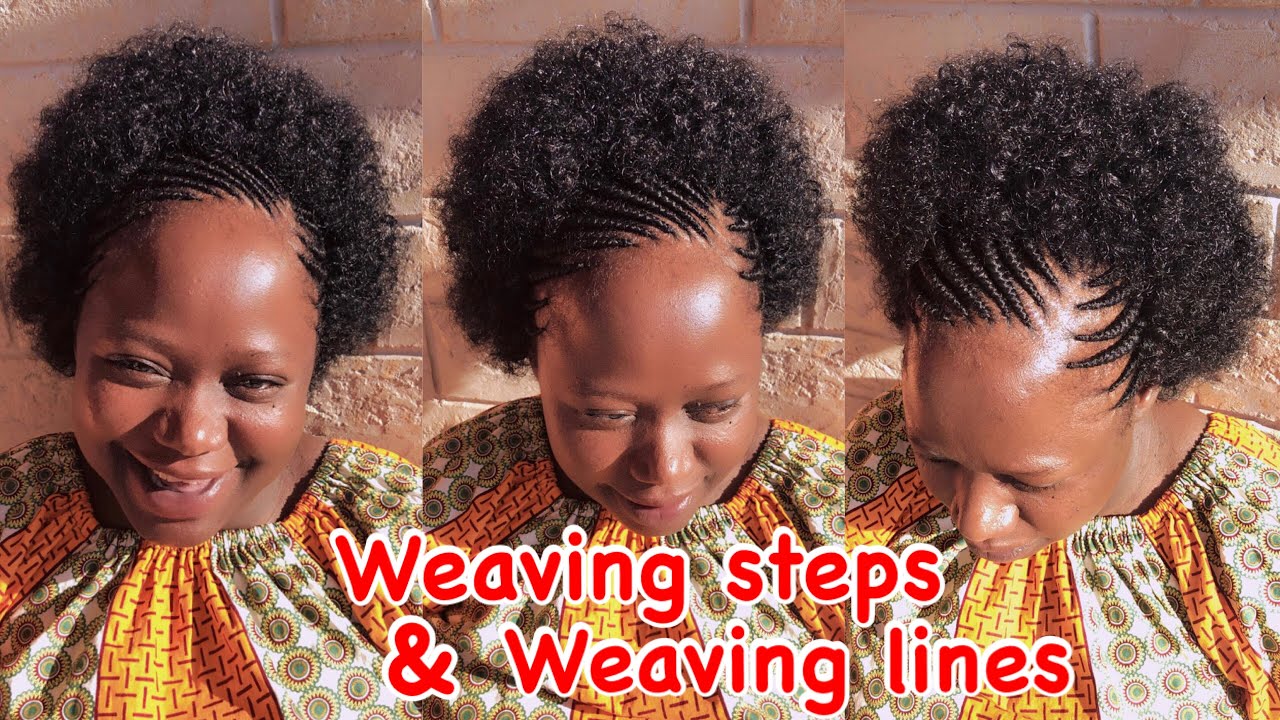 #8 Afro Baby Weaving || Weaving Cornraws Simple #weaving ...