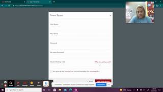 Parent Access Code for Canvas
