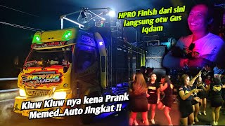 Edan,,Lebih tengah malam Brewog baru jalan,,Memed tak Lupa dg adat Prank nya auto Jingkat semua 😂