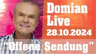 DOMIAN4EVER - Ganze Folge - Talkshow - 28.10.2024 Part 1