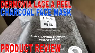 ✅  How To Use Dermovia Lace a Peel Charcoal Face Mask Review 🔴