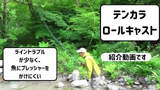 テンカラロールキャスト実践解説動画紹介