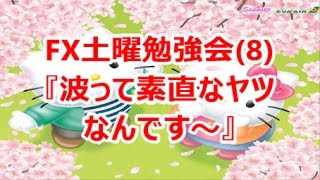 FX土曜勉強会(8)『波って素直なヤツなんです～』