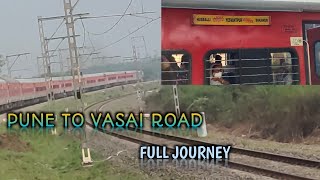 Pune to Vasai Road : - Full Journey in 16587 Yesvantpur - Bikaner Express