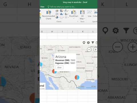 How To Create Map Charts In Excel? | Excel Tricks #shorts #excel - YouTube