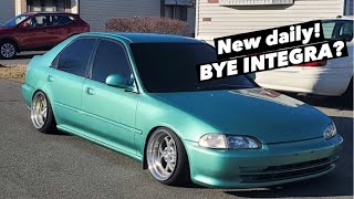 MY NEW 1995 HONDA CIVIC 4-DOOR DAILY REVEAL!