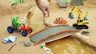 DIY Mini Crane and Concrete Bridge Construction Science Project @DIYMachinery | @MiniCreative1