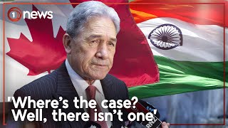 Winston Peters wades into India-Canada spat over Sikh leader's death | 1News