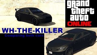 Karin Kuruma comparing to Benefactor Schafter V12