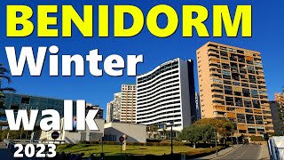 SPAIN: BENIDORM. Winter walk of 2023. Is it hot enough already?