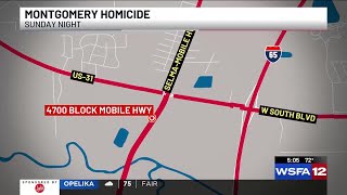 Montgomery man killed in Sunday shooting