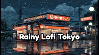 Rainy Night Lofi 🌧️ Chill 80's Lofi Vibes , Neon Nights in Retro Tokyo | Relax, Sleep, Study Beats