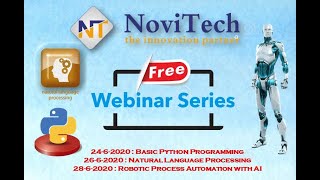 Webinar on Basic Python Programming - NoviTech