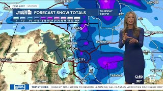 Utah's Weather Authority | Wet weather, then cold returns - January 5
