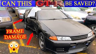 I FOUND THIS TOTALED NISSAN SKYLINE R32 GT-R AT THE SALVAGE AUCTION.  CAN IT BE
