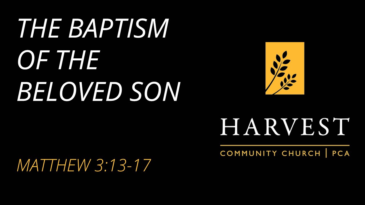 Sermon On Matthew 3 13 17 The Baptism Of The Beloved Son By Pastor