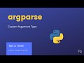 How to convert command-line arguments to specific types in Python