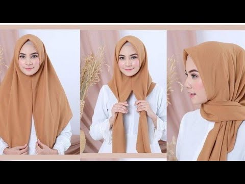 Instant Hijab Sewing Tutorial Instant Hijab Making At Home Youtube
