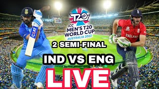 🔴LIVE CRICKET MATCH TODAY | | CRICKET LIVE | IND Vs ENG Semifinal | T20 World Cup | India Vs England