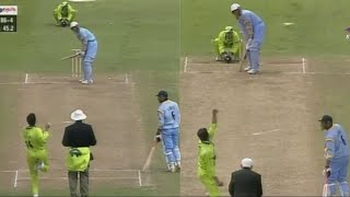 Mohammad Azharuddin vs Wasim,Shoaib and Saqlain @OLD TRAFFORD WC 1999