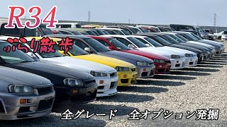 【R34】広大な34スカイライン置き場を、プロと散歩してみた！