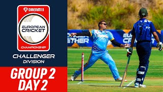 🔴 Dream11 ECC Challenger, 2024 | Group 2, Day 2 | 28 Sep 2024 | Live European Cricket