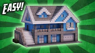 Minecraft : How To Build A Suburban House Tutorial (#6) #shorts #bestmincraft #house