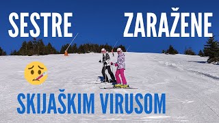 ZARAZIO SAM IH SKIJAŠKIM VIRUSOM : sestre koje vole skijanje više od mora  👏😄