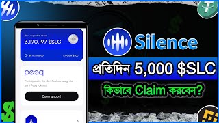 Silencio থেকে ডেইলি 5k SLC 😱 Silencio Measure Noise to Earn App || New Beta Airdrop