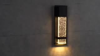 Emliviar Modern LED Wall Sconces with Bubble Glass, 0395-WD