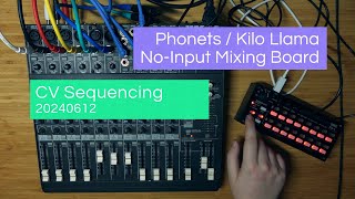 No-Input Mixing Board: CV Sequencing Experiments