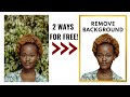 How to remove background from an image for free (2 EASY ways using Canva & Microsoft designer)