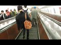 アキーラさん利用！チェコ・プラハの超速エスカレーター metro prague czech