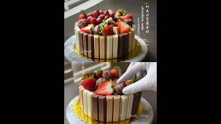 硕果丰盈巧克力蛋糕chocolate berries cake父亲节主题/男士蛋糕 #homemade by Qianyi