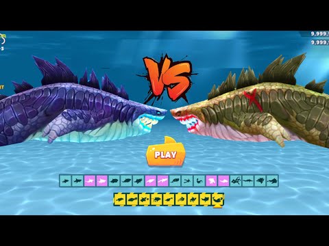 BIG SHARKJIRA VS BIG ENEMY EVIL SHARKJIRA – GODZILLA SHARK – JUEGO DE EVOLUCIÓN DEL TIBURÓN HAMBRIENTO